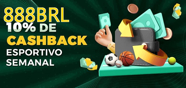 10% de bônus de cashback na 888BRL